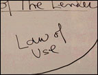 Law of Use